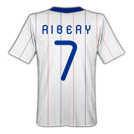 2010-11 France World Cup Away (Ribery 7)
