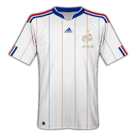2010-11 France World Cup Away Shirt - Kids