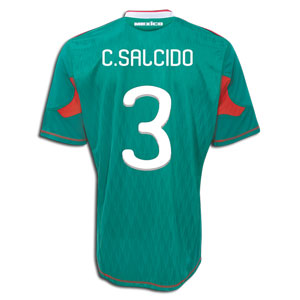 2010 Carlos Salcido Mexico World Cup Home Soccer Kit