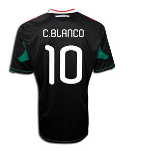 2010-11 Mexico World Cup away (C.Blanco 10)