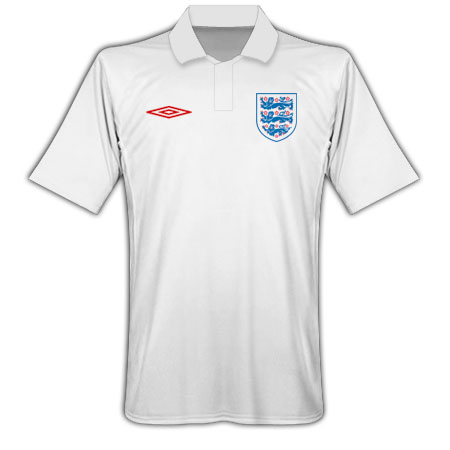 2010-11 England World Cup Home Shirt (+ Your Name)