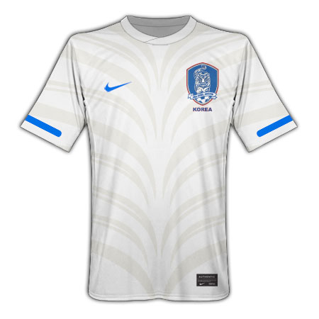 2010-11 South Korea Nike World Cup Away Shirt 2010-11 South Korea Nike World Cup Away Shirt