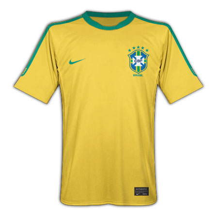 Ronaldo Jersey Brazil on Nike 2010 11 Brazil Kids Home Soccer Jersey