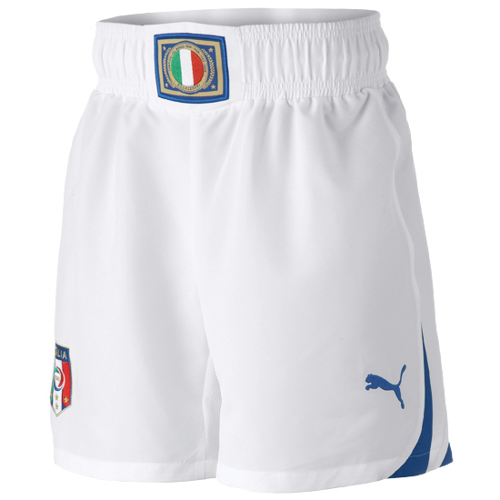 2010-11 Italy World Cup Puma Away Shorts (Kids)