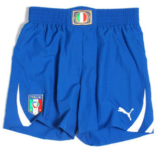 Puma Italy Kids 2010-11 Home Shorts