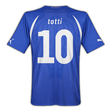 Francesco Totti Italy World Cup 2010 Home Football Shirt