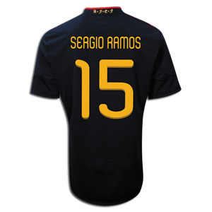 2010 Adidas Spain World Cup Sergio Ramos 15 Away Football Kit