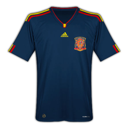 2010-11 Spain World Cup Away Shirt - Kids