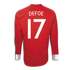 2010-11 England World Cup Long Sleeve Away Shirt (Defoe 17) 2010-11 England World Cup Long Sleeve Away Shirt (Defoe 17) Small Image