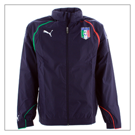 2010-11 Italy Rainjacket (Navy) - Kids