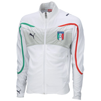 Puma Italy World Cup 2010 White Walkout Jacket