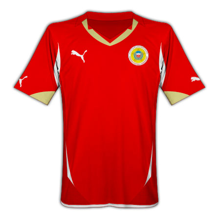 New Bahrain Puma Home Football Shirt 2010
