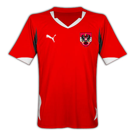 Austria Puma Home Soccer Jersey 2010