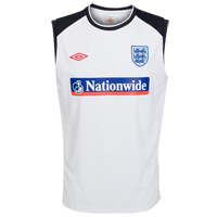 2010-11 England Sleeveless Jersey (White)