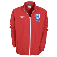 2010-11 England Training Shower Jacket (Red)