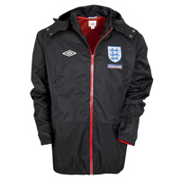 2010-11 England Training Shower Jacket (Black)