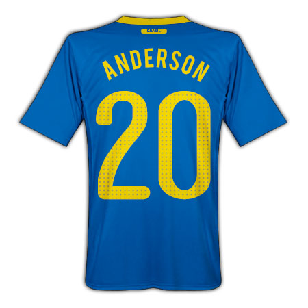 2010-11 Brazil World Cup Away (Anderson 20)