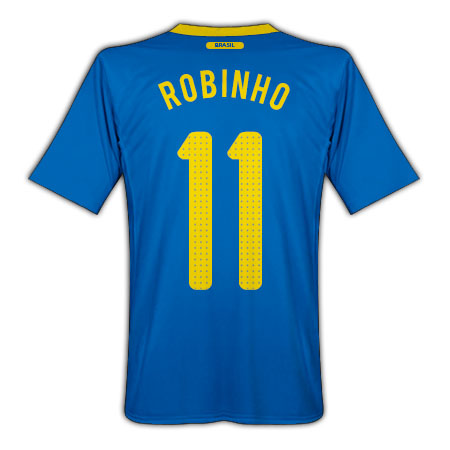 2010-11 Brazil World Cup Away (Robinho 11)