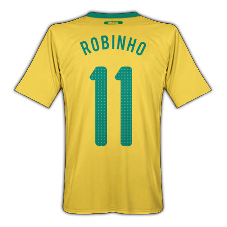 2010-11 Brazil World Cup Home (Robinho 11)