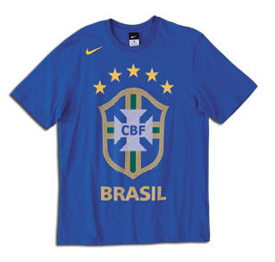 2010-11 Brazil Nike Core Polyester T-Shirt (Blue)