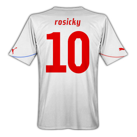 2010-11 Czech Republic Puma Away (Rosicky 10)
