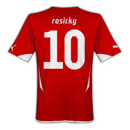 2010-11 Czech Republic Puma Home (Rosicky 10)
