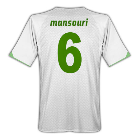 2010-11 Algeria World Cup home (Mansouri 6)
