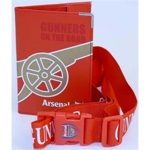 Arsenal FC Passport Holder & Luggage Stamp