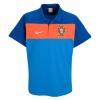 2010-11 Portugal Nike Travel Polo Shirt (Blue)