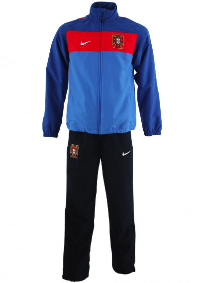 2010-11 Portugal Nike Woven Tracksuit (Blue)