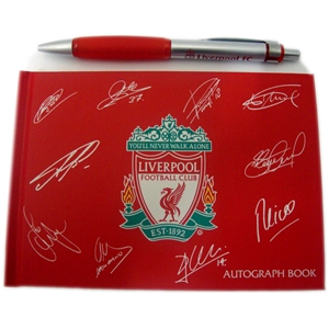 Liverpool FC Autograph & Pen Set