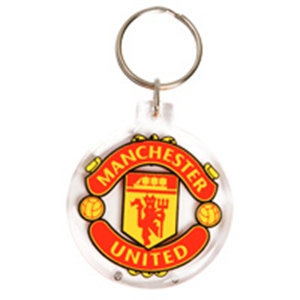 Manchester United FC Crest Acrylic Key R