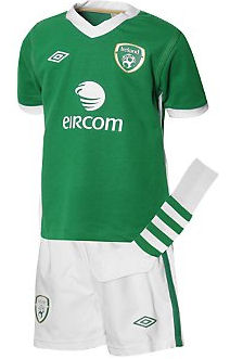2010-11 Ireland Little Boys Home Kit