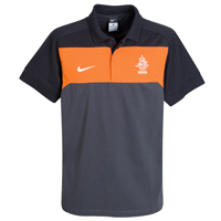 2010-11 Holland Nike Travel Polo Shirt (Black)