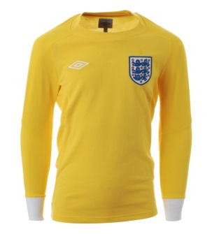2010-11 England World Cup Long Sleeve Goalkeeper Shirt (Kids)