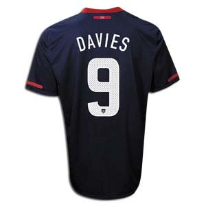 2010-11 USA World Cup Away (Davies 9)