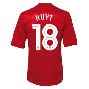 2010-11 Liverpool Home Shirt (kuyt 18) European Style
