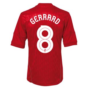 Steven Gerrard Liverpool Home Shirt