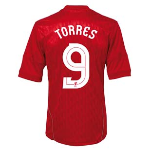 2010-11 Liverpool Home Shirt (Torres 9) European Style