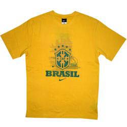 2010-11 Brazil Nike T-Shirt (Yellow)