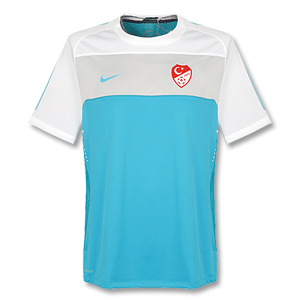 2010-11 Turkey Nike Elite Training Jersey (Turquoise)