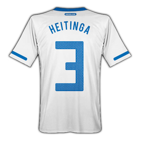 2010-11 Holland World Cup Away (Heitinga 3)