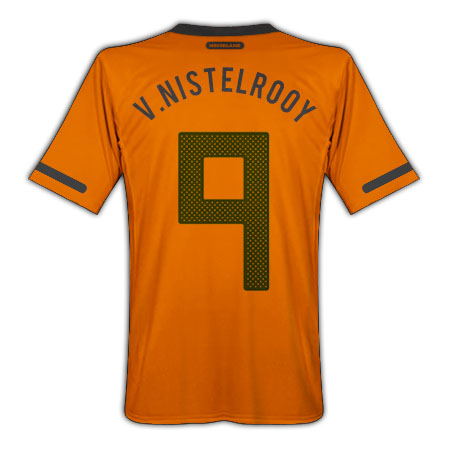 2010-11 Holland World Cup Home (V.Nistelrooy 9)