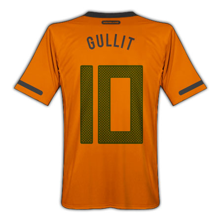 2010-11 Holland World Cup Home (Gullit 10)