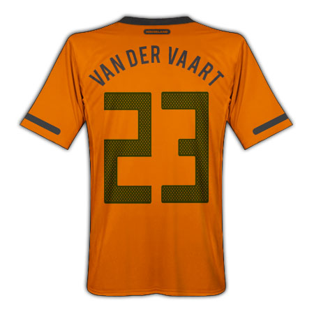 2010-11 Holland World Cup Home (Van der Vaart 23)
