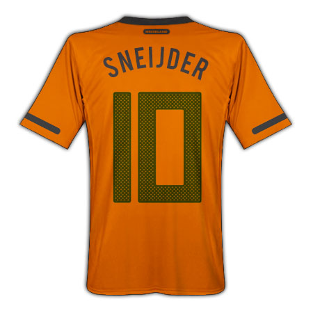 2010-11 Holland World Cup Home (Sneijder 10)