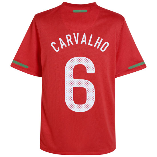 2010-11 Portugal World Cup Home (Carvalho 6)