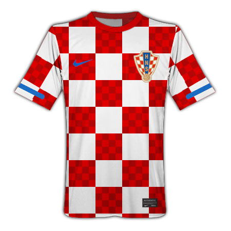 2010-11 Croatia Nike Home Shirt