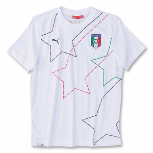 Puma 2010-11 Italy World Cup Graphic Tee (White)