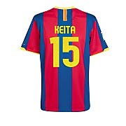 Buy the 2010-11 Barcelona Nike Home Shirt (Keita 15)